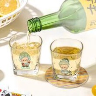 Cute Cartoon Lead-Free Glass Cup, 60ml Small Capacity Espresso Cup, Tea Cup, Dessert Mousse Cup, Yog