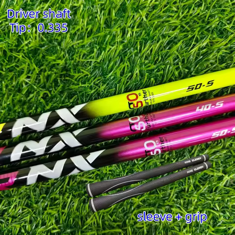 2026New Golf shaft 50 yellow/ pink 40/50/60/70 R/SR/S/X graphite shaft driver and wood shaft free as