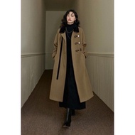 (Beli di Aussie) KUOSE Long Wool Coat in Khaki / Winter Coat not Gucci LV Ganni Mango Zara