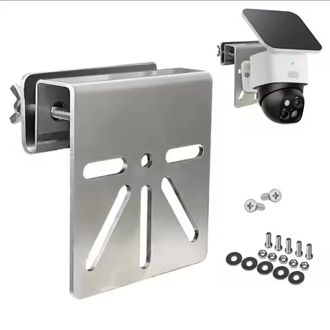 Metal Gutter Mount Bracket For Eufy SoloCam S340E30 Secure Your Solar Camera 9*8.5*3.5cm Gutter Moun