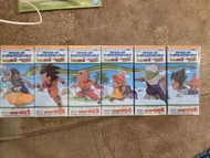全新未開 日版 banpresto 眼鏡廠 龍珠 dragon ball memorial parade 回憶 wcf 比達 悟飯 鳥山明 魔 童悟空 共6款＄2200