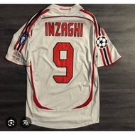 JERSEY RETRO VINTAGE MILANO AWAY FINAL ATHENS 2007 NAMESET INZHAGI