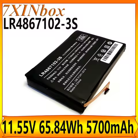 7XINbox LR4867102-3S 11.55V 65.84Wh 5700mAh battery For AOKZOE A1L A2 A1 PRO Handheld Game Battery