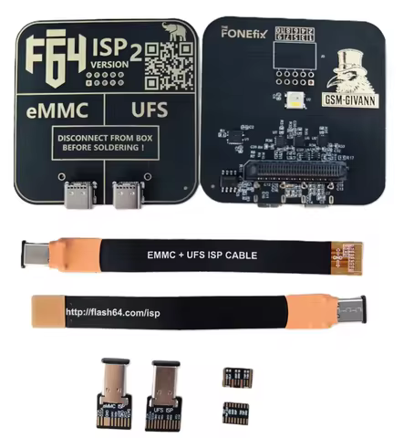 2026 F64 UFS/EMMC ISP V2 adapter Flash 64 V2 ISP Adapter Set Flash 64 UFS & EMMC ISP V2 Adapter with