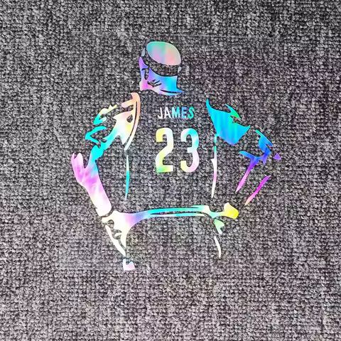 Car Stickers James 23 Basketball Reflective Decals For Door Windshield Trunk Motorcycles Computer Ca