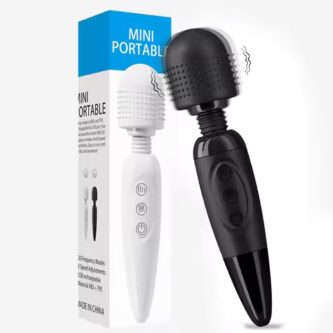 Electric Massager Stick 8 Intensity Levels 20 Vibration Modes Suitable for Neck foot head back Healt