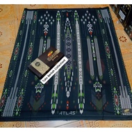 Atlas Idaman Black Series Sarong, Adult Men's Sarong, Atlas Sarong, Bhs Motif, Atlas Idaman Flower S