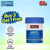 [Eden Pharmacy store] Swisse Ultivite Men's Multivitamin 120 Tablets Energy Immune Support Zinc Magn