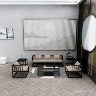 Sofa Sofa Conference Living Room Meeting Guest Connect Modern Simple Imitation Solid Wood Carbon Ste