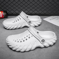 JNBAO Summer Men'S Sandals Lightweight Eva Men'S Casual Shoes Hole Shoes Wooden Shoes Home Garden Ou