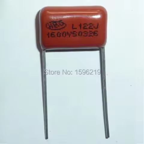 10Pcs/100Pcs CBB Capacitor 1600V 122J 1.6KV 1200pF 1.2nF P15 CBB81 Metallized Polypropylene Film Cap
