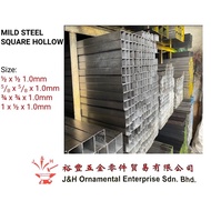 MILD STEEL BESI HOLLOW SQUARE HOLLOW SECTION BESI HOLLOW TEBAL 1.0MM 方喉钢铁 METAL HOLLOW