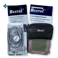 ORIGINAL Baxtel Blood Pressure Monitor - Aneroid Sphygmomanometer & Double-Head Stetoscope