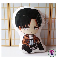 Levi Ackerman Attack On Titan Karakter Plush Print 40cm