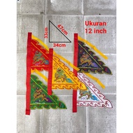 Five colors beautiful five colors dragon flag size 12 inches, 15 inches, and 24 inches