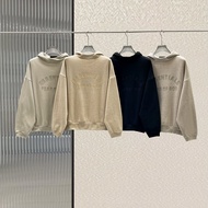 Winter Trendy Double Line ESSENTIALS Cloud Series Velvet Hoodie Men's and Women's Same Sty
