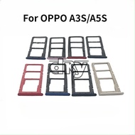 For OPPO A3S A5S Sim Card Slot Tray Holder Sim Card Reader Socket