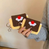 Compact, Cute Retro Pudding Velvet Camera Bag, CCD Camera Bag & Cards, Accessories