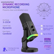 ont  MIC For Recording Streaming Gaming Dynamic Microphone With Headphone Jack/RGB/Mute PS4/PS5 Ampl