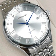 Seiko_5 นาฬิกา ไซโก้ นาฬิกาผู้ชายอัตโนมัติ นาฬิกาจักรกล นาฬิกาเหล็กเข็มขัด Automatic รุ่น SEIKO_5 นาฬิกากลไกจักรกล