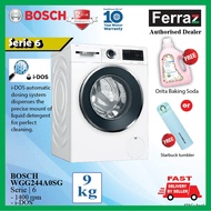BOSCH WGG244A0SG Series 6 Front Load Washing Machine 9 kg 1400 rpm  with i-DOS Washer