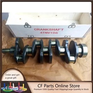 4TNV106 Crankshaft YM123900-21000 for Komatsu WA90-3 WB91R-2 WB93R-2 WB97R-2