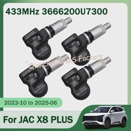 1/4pcs 433MHz 3666200U7300 TPMS Tire Pressure Monitor System For JAC X8 PLUS T8 iC5 Jiayue A5 X7 HUN
