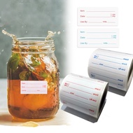 500pcs/Roll Label Waterproof Sticker Date Lizard Food Storage Label Date Label Contents