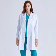 Lab Coat Long Sleeve Lab Coat White White Coat Lab Gown White Laboratory Gown White Coat Doctor