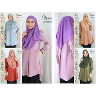 Blouse muslimah che sofea by Estifa harga nk clear stock