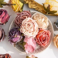 NONEDYODYER5 5PCS Bridal Bouquet, Retro Handmade Artificial Roses, Hot DIY Crafts Wreath Making Simp