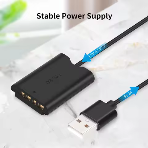 NP-BX1 Dummy Battery With USB-A Power Adapter DC Coupler For Sony ZV-1 RX100 M7 M6 M5 RX1R HX50 HX90