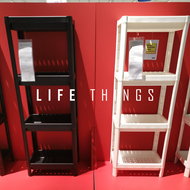 IKEA VESKEN (4-tier) Shelf unit Unit para-para 36x23x100 cm 4 tier Small Rack
