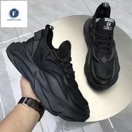 AX16 Men's Shoes Summer Breathable Casual Black Thick-Soled Heightening Sports Daddy Shoes Men's Lig