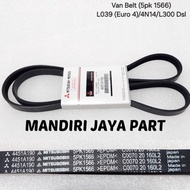 FAN BELT VAN BELT FAN BELT V BELT ALL NEW L300 DIESEL EURO 4 4N14 (5PK-1566) ORIGINAL 4451A190