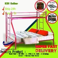 (KDH Online) KD 388 Full Metal Bunk Bed/Katil 3in1/Katil Ibu Anak/Loft Bed/Katil Besi 2 Tingkat/Katil Queen/Katil Single