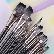 Nylon wool gouache watercolor acrylic paint brush art Dedicated Face paint brush Oil paint brush Set