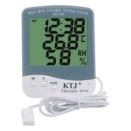 KTJ TA218A Clock Thermometer and Hygrometer