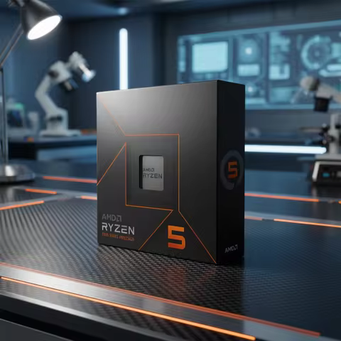 AMD Ryzen 5 7600X R5 7600X 4.7 GHz 6-Core 12-Thread CPU 5NM L3=32M 100-000000593 Socket AM5 New Seal