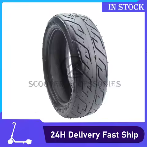 High quality electric scooter front and rear wheels with 10x2.70-6.5 tubeless tires, wear-resistant 