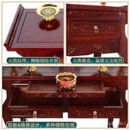 Altar Incense Burner Table Buddha Shrine Household Economical Solid Wood Modern Style Buddha Niche Altar Cabinet God of