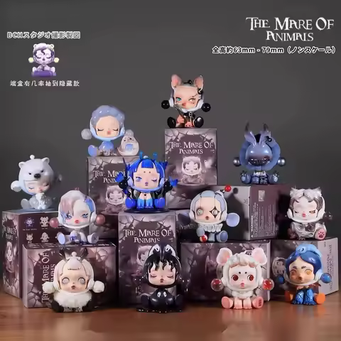 Popmart Copy Versi Skullpanda Food Dream Animal Series Trendy Play Blind Box Cartoon Sp7 Family Deco