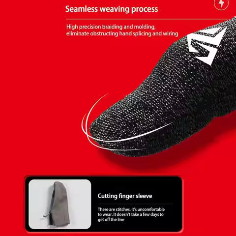 Gaming Finger Sleeve Mobile Games Touch Screen Finger Finger Touch Screen Sensitive 1Pair 24 Finger 