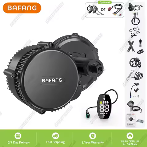 Bafang 48V 1000W Mid Drive Motor Bike Kits 250W 500W 750W Electric Bicycle Conversion Kits 8fun M315