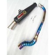 Daeng sai4 Pipe canister conical open specs exhaust Pipe for Wave 125 Xrm 110/125 Wave 100/110/115 R