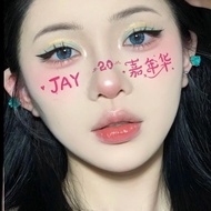 AT&amp;💘Jay Chou Concert Face Pasters Tattoo Sticker Zhang Jie Concert Tattoo Sticker Face Pasters Star Concert Support Fans