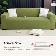 1pc Stretchy All-Over Sofa Cover Non-Slip Pet-Friendly Machine Washable Modern Jacquard Design for