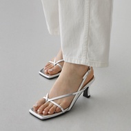 [SAPPUN] Sizney Square Flipflop Sandal Heels (6cm)