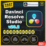 DaVinci Resolve Studio 20.2 | Premium Software | 💻 Windows PC | 📦 Latest Full Version + Video Guide 