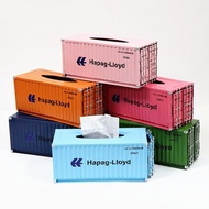 Box Box Iron Art Tissue Box Storage Desktop Decoration Container Style Restaurant Living Room Creati